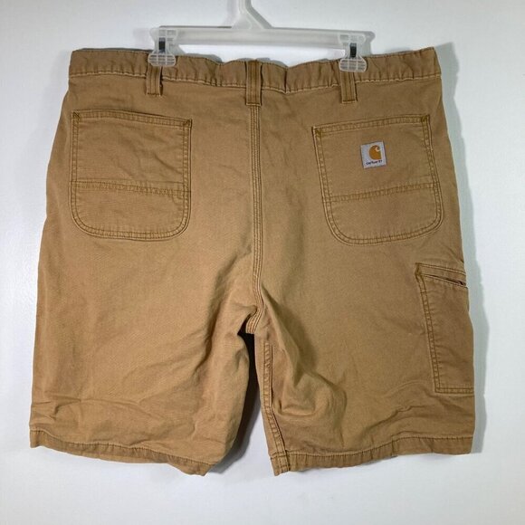 Mens Carhartt Cargo 10" Shorts Relaxed Fit Rust 42 - Picture 2 of 5